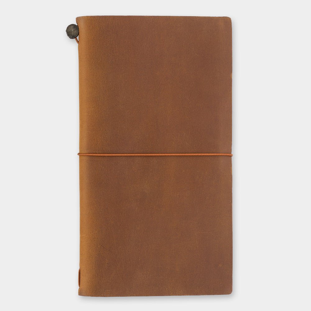 Traveler's Company: Leather Journal Traveler's Notebook Regular Size Camel - Art Bloss