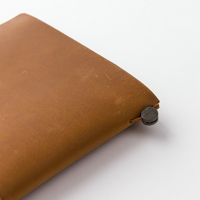 Traveler's Company: Leather Journal Traveler's Notebook Regular Size Camel - Art Bloss