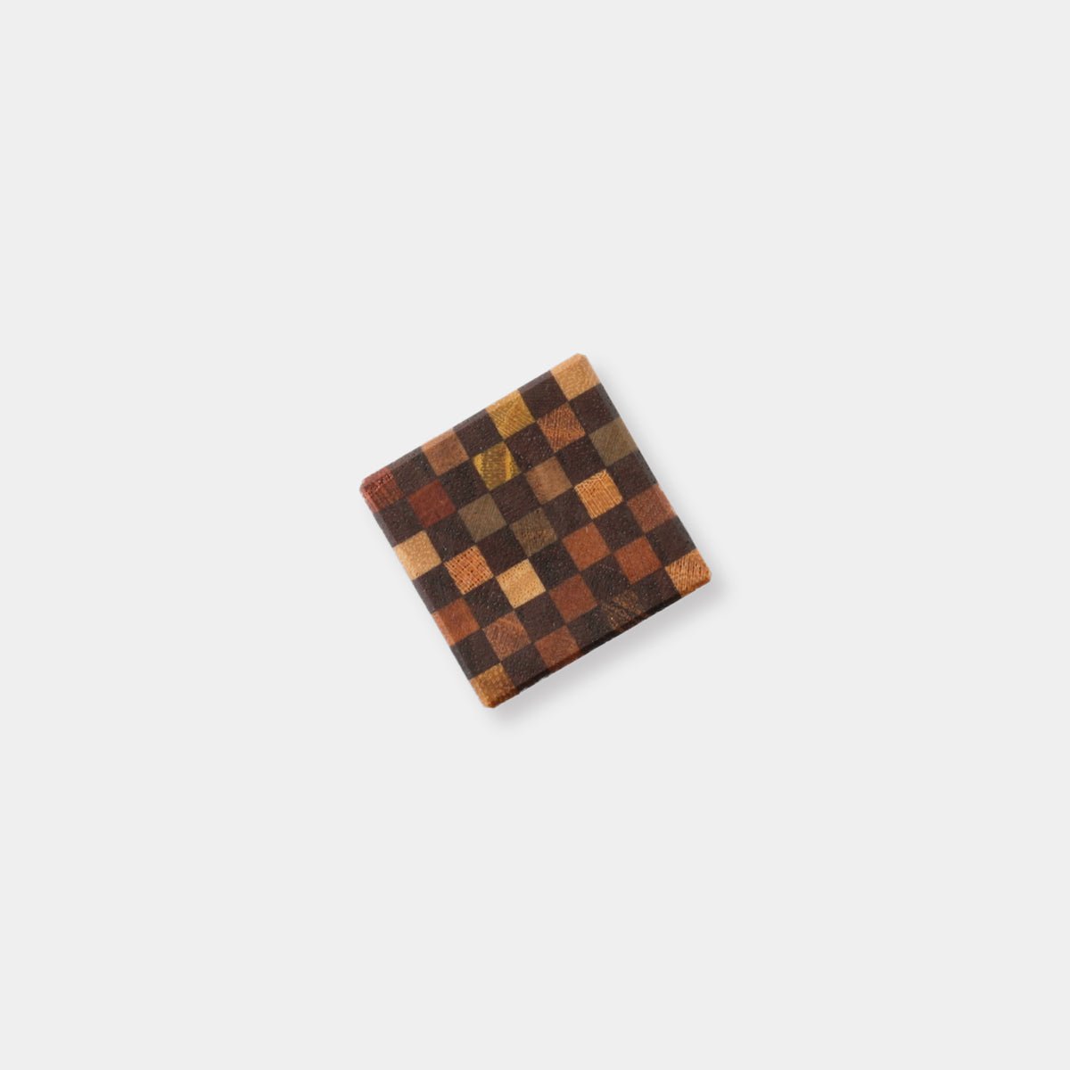 Traveler's Company:Ruchie Charm Parquet Square Dark Brown - Art Bloss