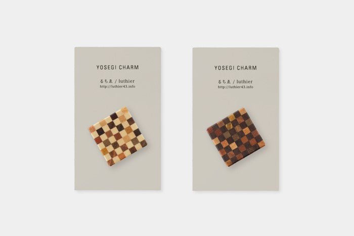 Traveler's Company:Ruchie Charm Parquet Square Dark Brown - Art Bloss
