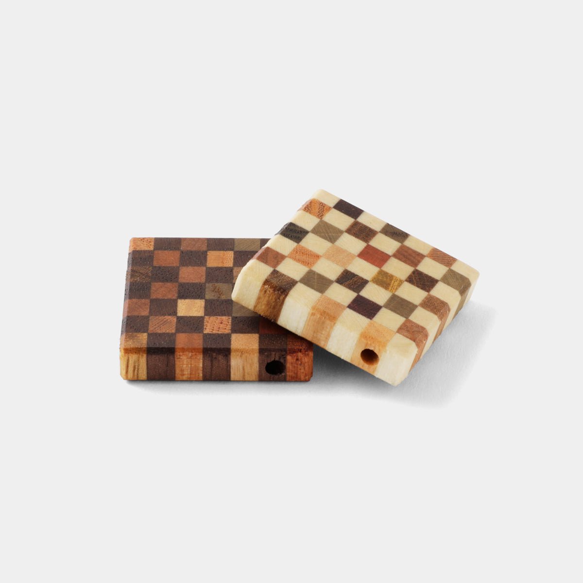 Traveler's Company:Ruchie Charm Parquet Square Dark Brown - Art Bloss