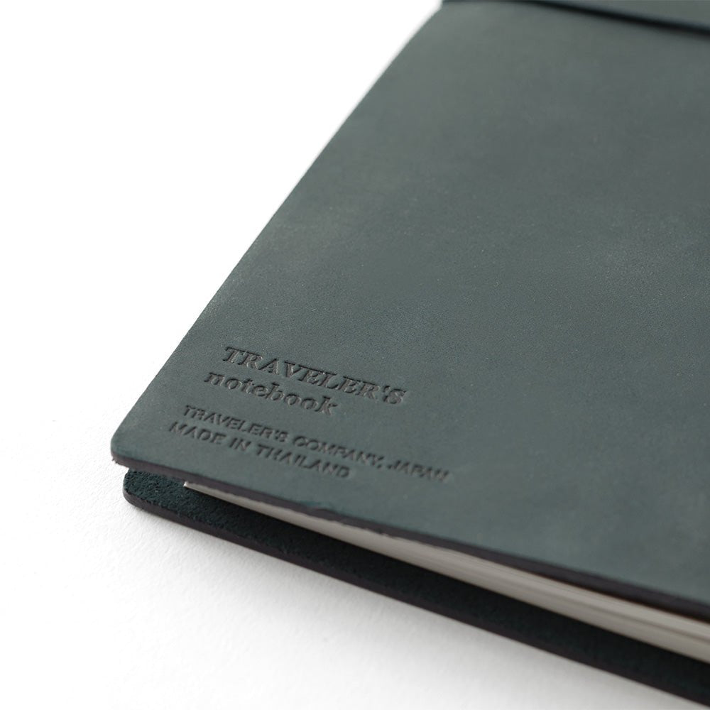 Traveler's Company: Leather Journal Traveler's Notebook (Blue) - Art Bloss
