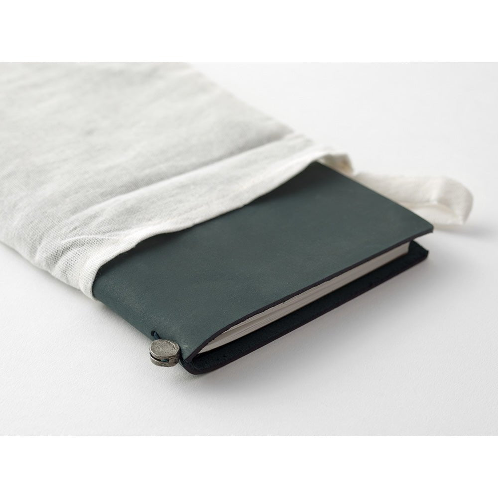 Traveler's Company: Leather Journal Traveler's Notebook (Blue) - Art Bloss