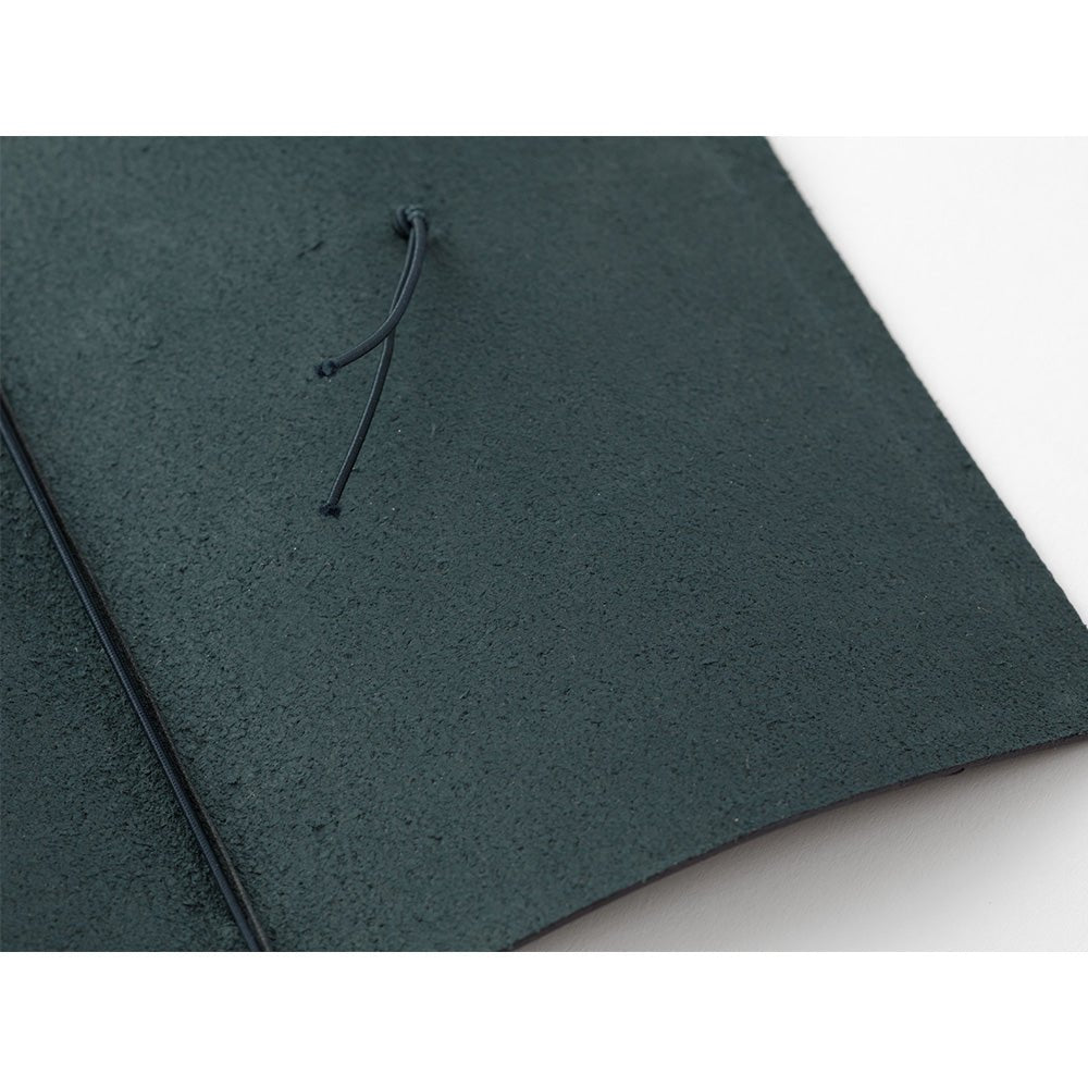 Traveler's Company: Leather Journal Traveler's Notebook (Blue) - Art Bloss