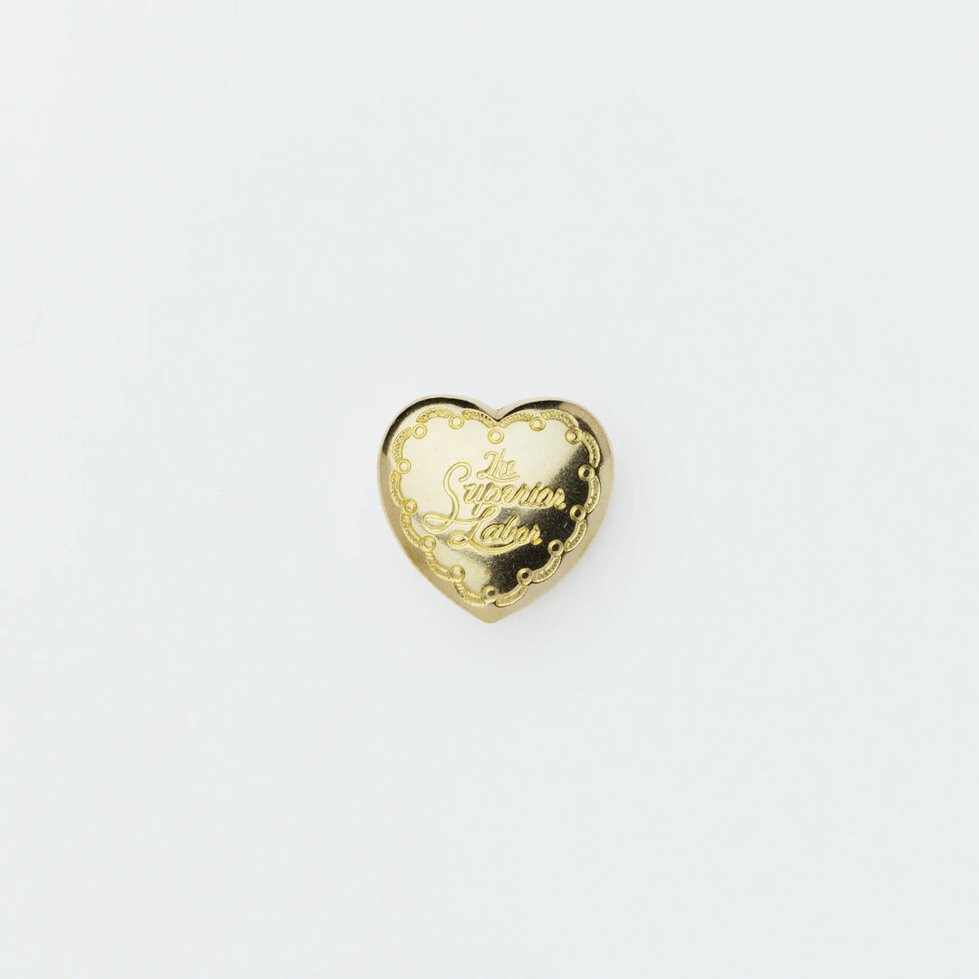 The Superior Labor Brass Heart-Shaped Conchos