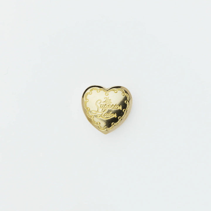 The Superior Labor Brass Heart-Shaped Conchos