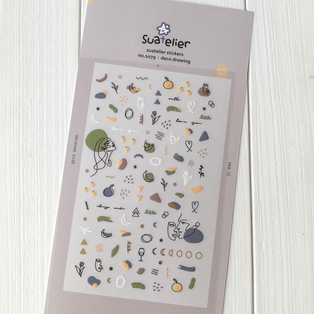 Suatelier Stickers 1079 - Art Bloss