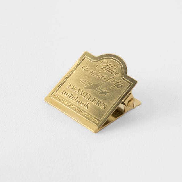 Traveler's Company: Traveler's Notebook Brass Clip Airplane - Art Bloss