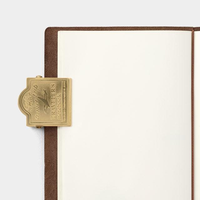 Traveler's Company: Traveler's Notebook Brass Clip Airplane - Art Bloss