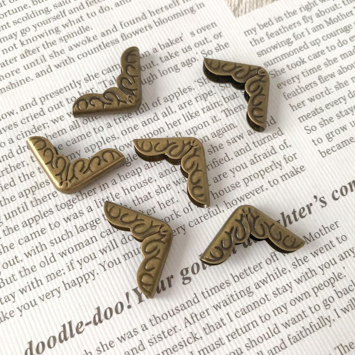 DIY Diary Scrapbook Notebook Corner Clip Protector