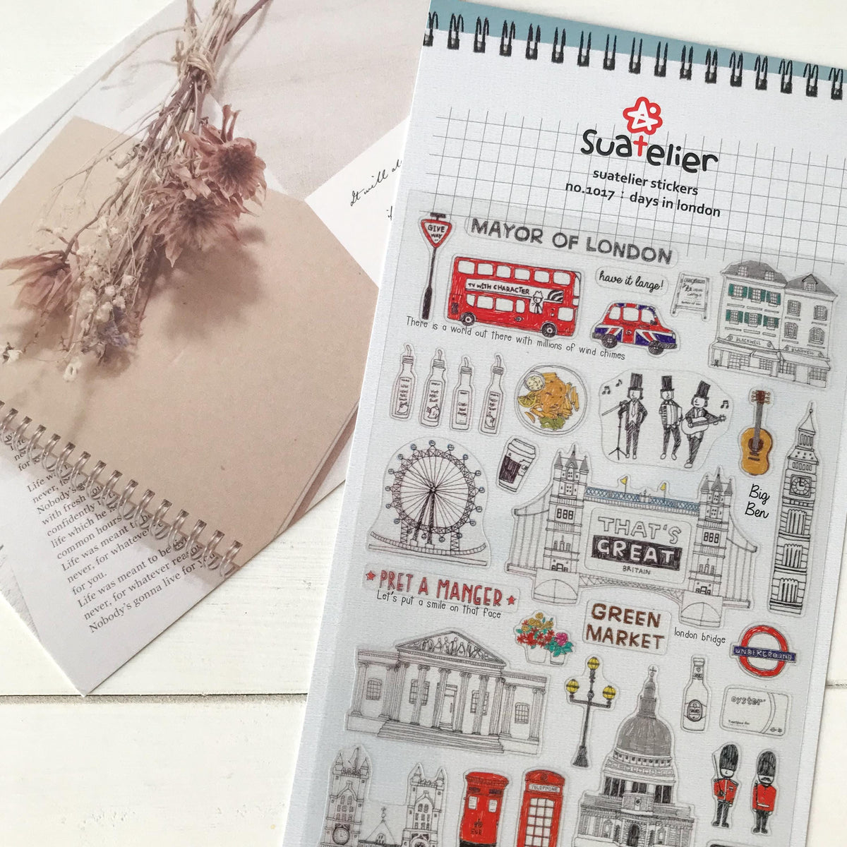 Suatelier Stickers 1017 - Art Bloss