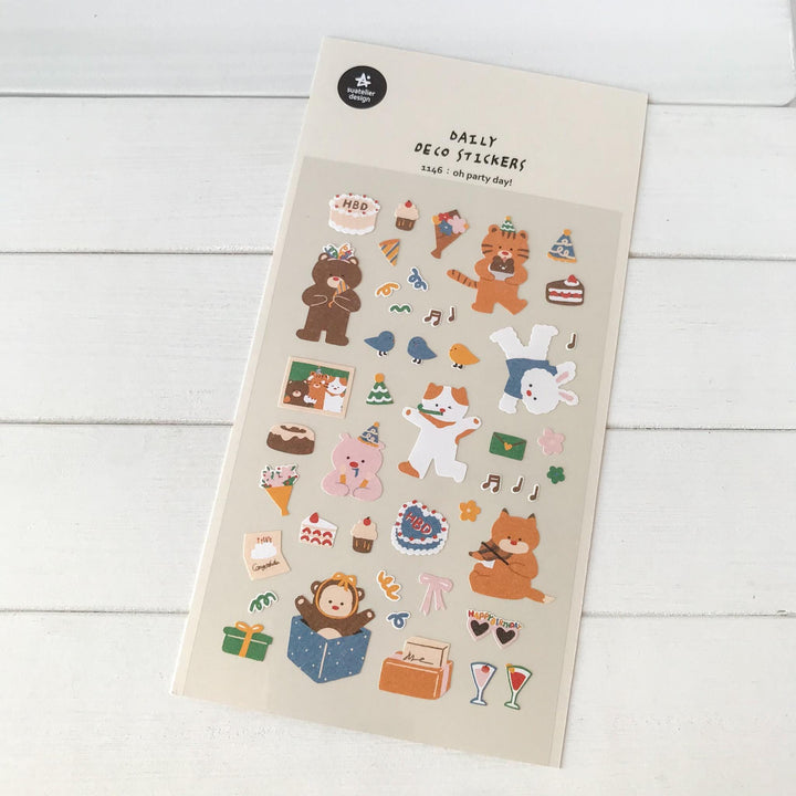 Suatelier Suatelier Stickers 1146 used in notebook