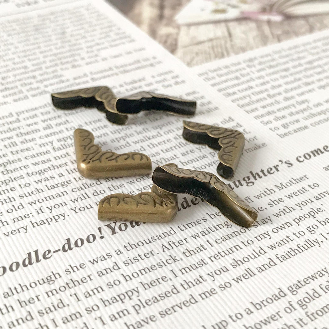 DIY Diary Scrapbook Notebook Corner Clip Protector