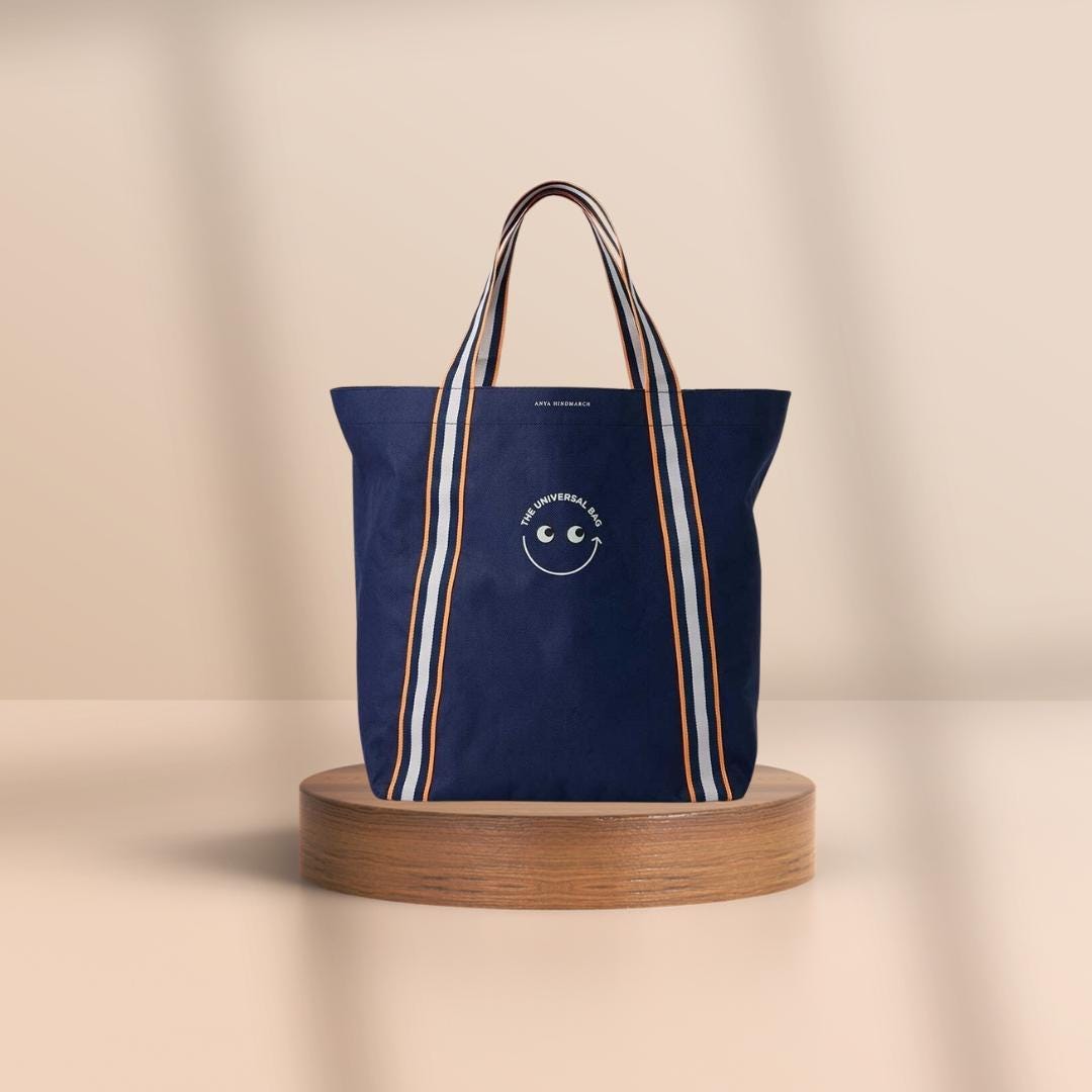 Anya Hindmarch x Taste : The Universal Bag Dark Blue - Art Bloss