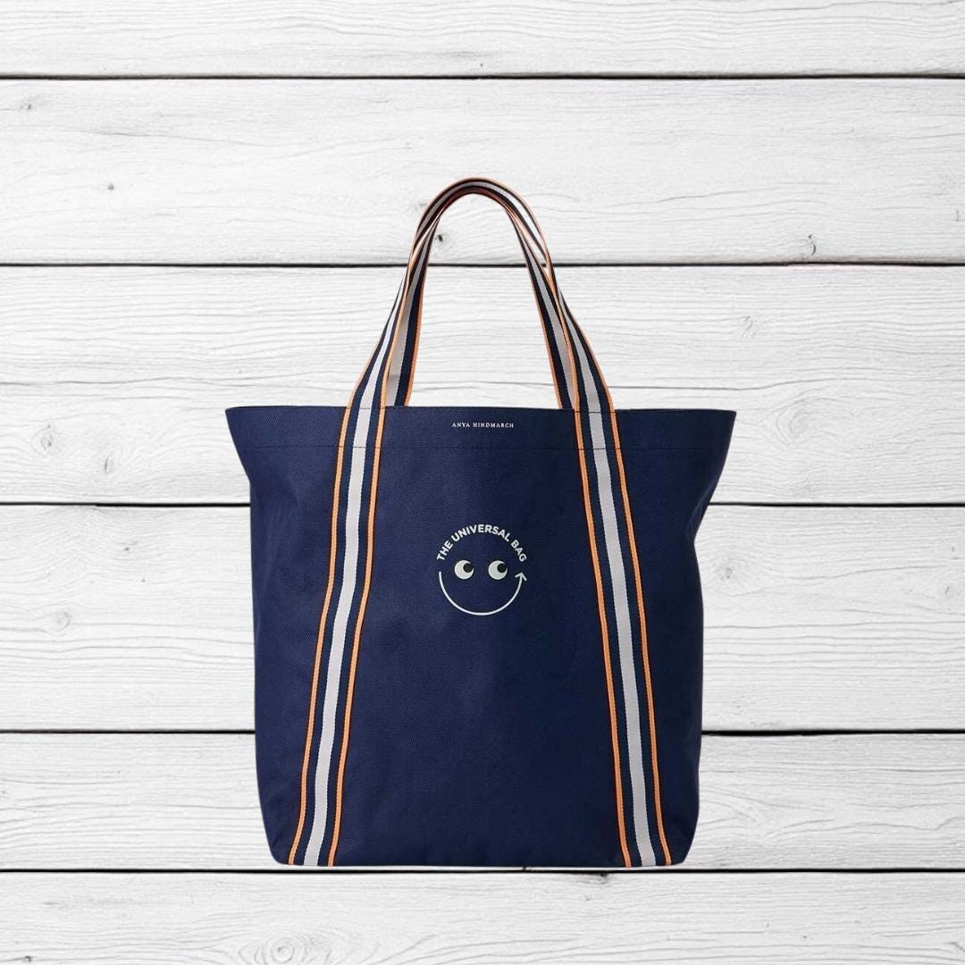 Anya Hindmarch x Taste : The Universal Bag Dark Blue - Art Bloss
