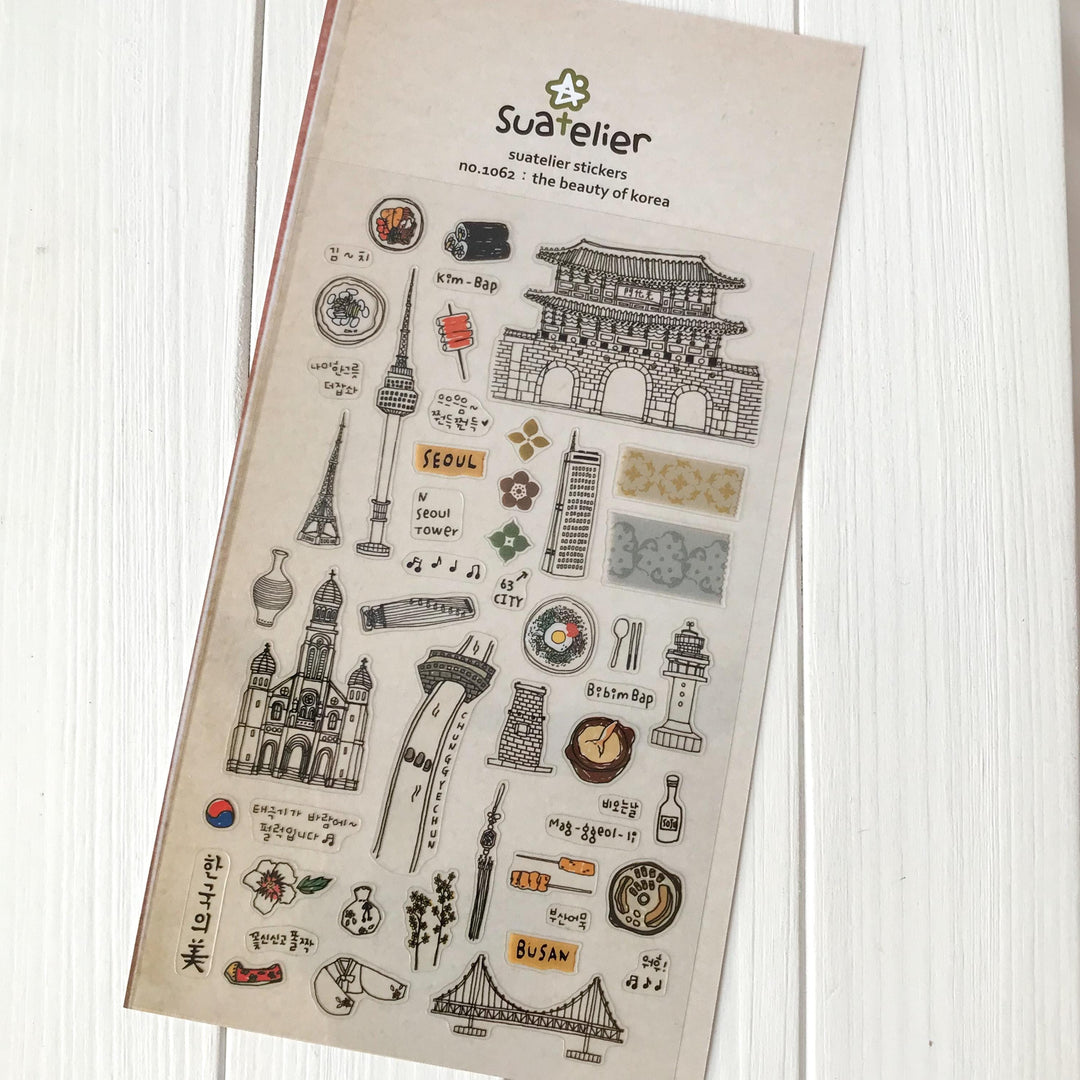Suatelier Suatelier Stickers 1062 used in notebook
