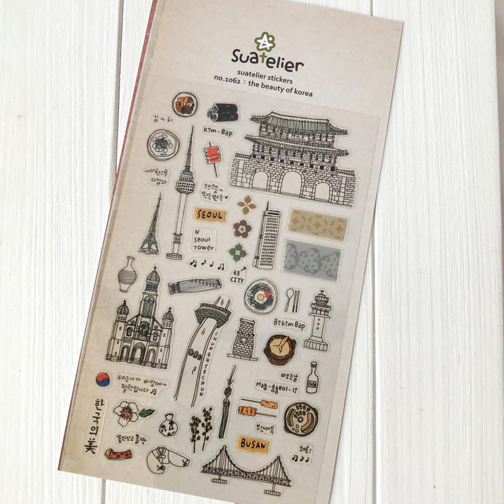 Suatelier Suatelier Stickers 1062 used in notebook