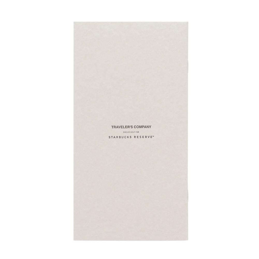 Traveler's Company x Starbucks Reserve Roastery Traveler's Notebook: Refill JOURNEY Dot Grid - Art Bloss