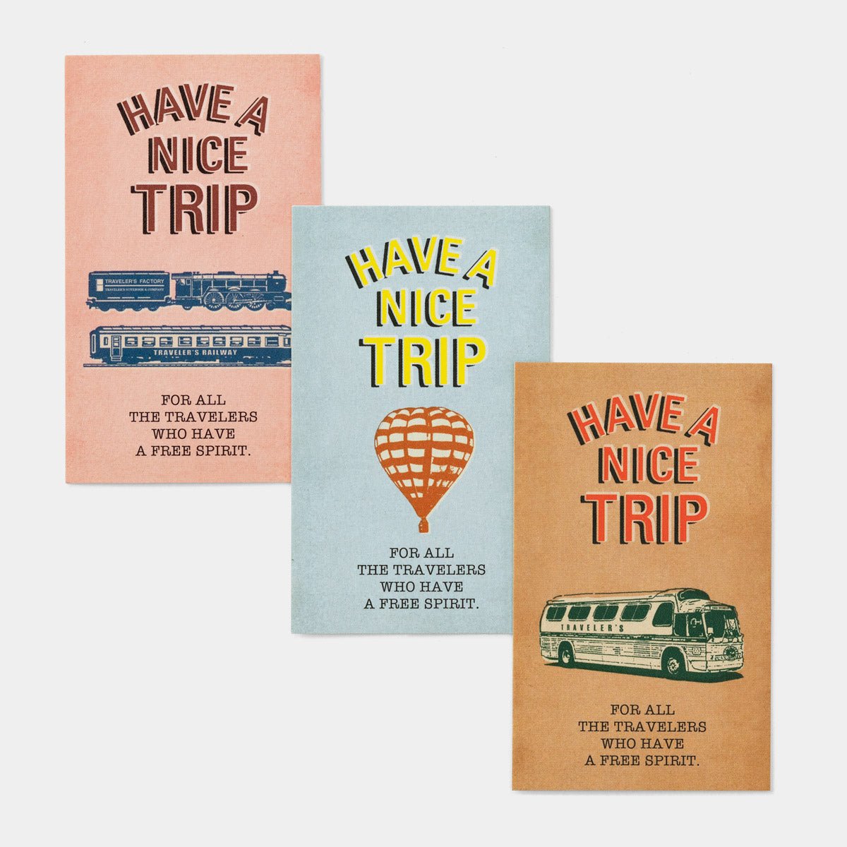 Traveler's Company: Mini Card Nice Trip Pattern - Art Bloss