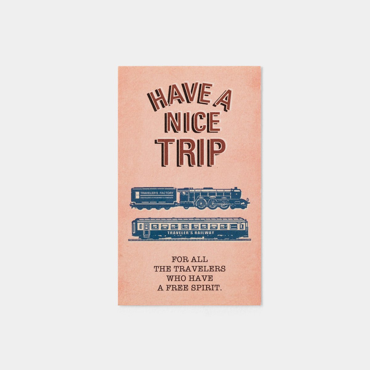Traveler's Company: Mini Card Nice Trip Pattern - Art Bloss