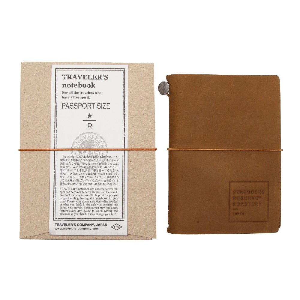 Starbucks Reserve Roastery Traveler's Notebook Passport Size Camel: Traveler's Company - Art Bloss